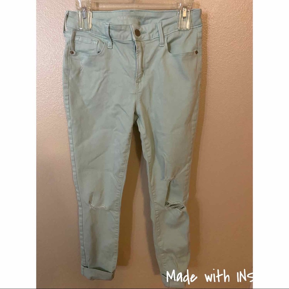 Old Navy Rockstar Mint Jeans